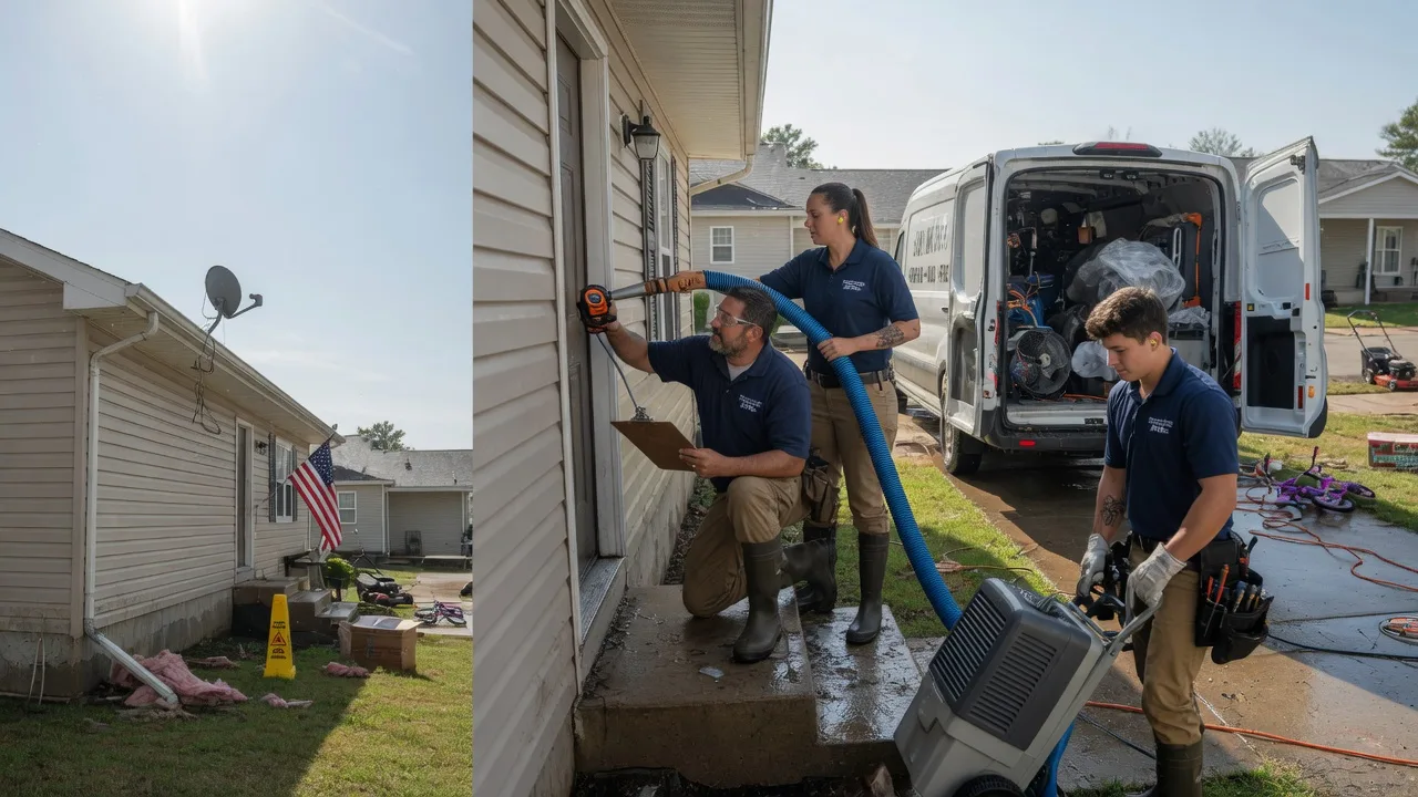 Ceiling Water Damage Restoration in Rockford, IL near me